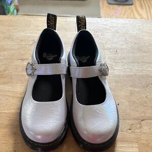 Dr. Martens Metallic Mary Jane Shoes